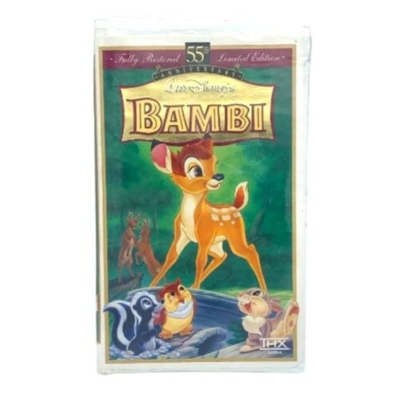 Disney Other - Bambi VHS 55th Anniversary Fully Restored Limited Edition